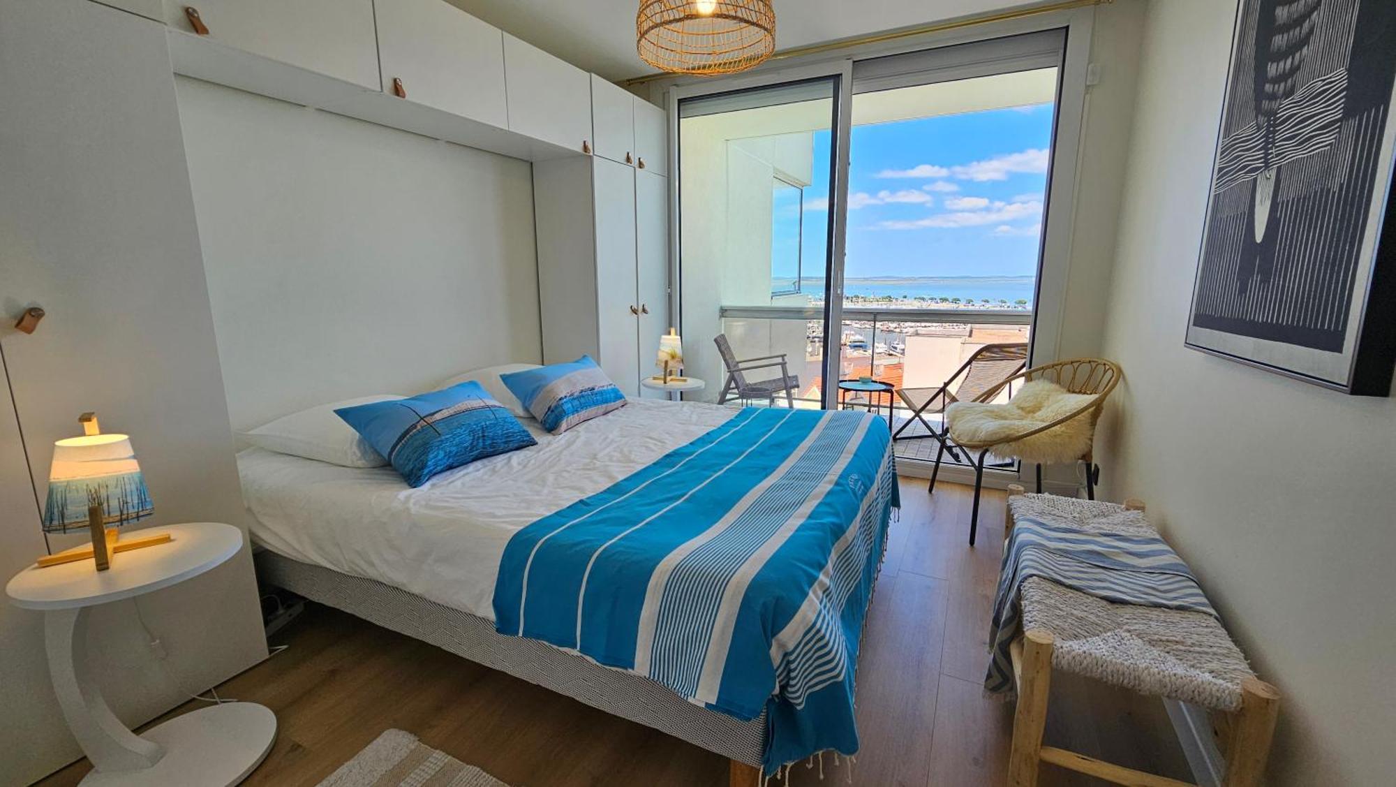 Vue Panoramique Sur Bassin,Piscine Et Terrasse Lägenhet Arcachon Exteriör bild